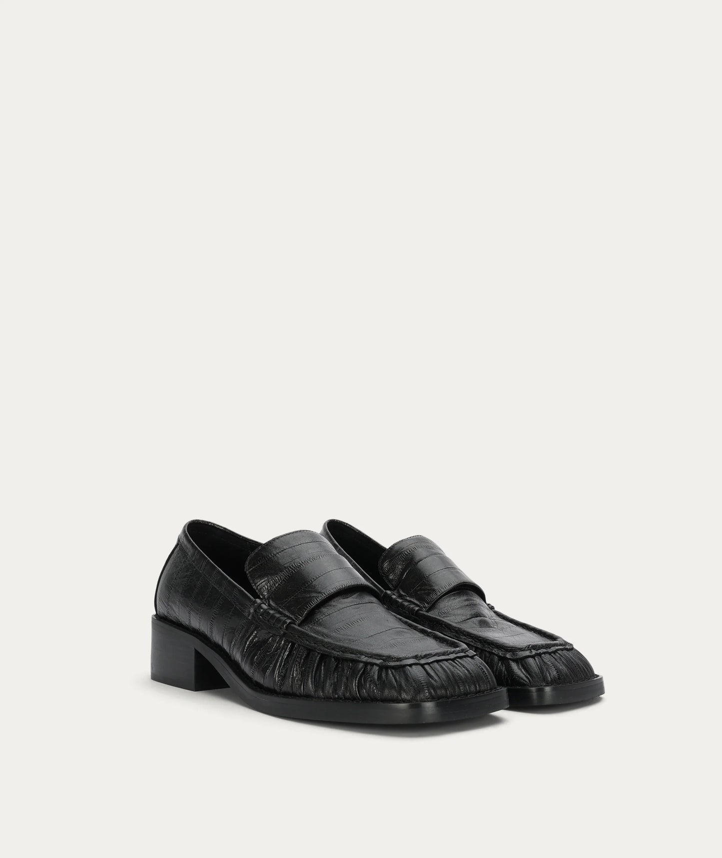 Butterfield Loafer - Black Croc