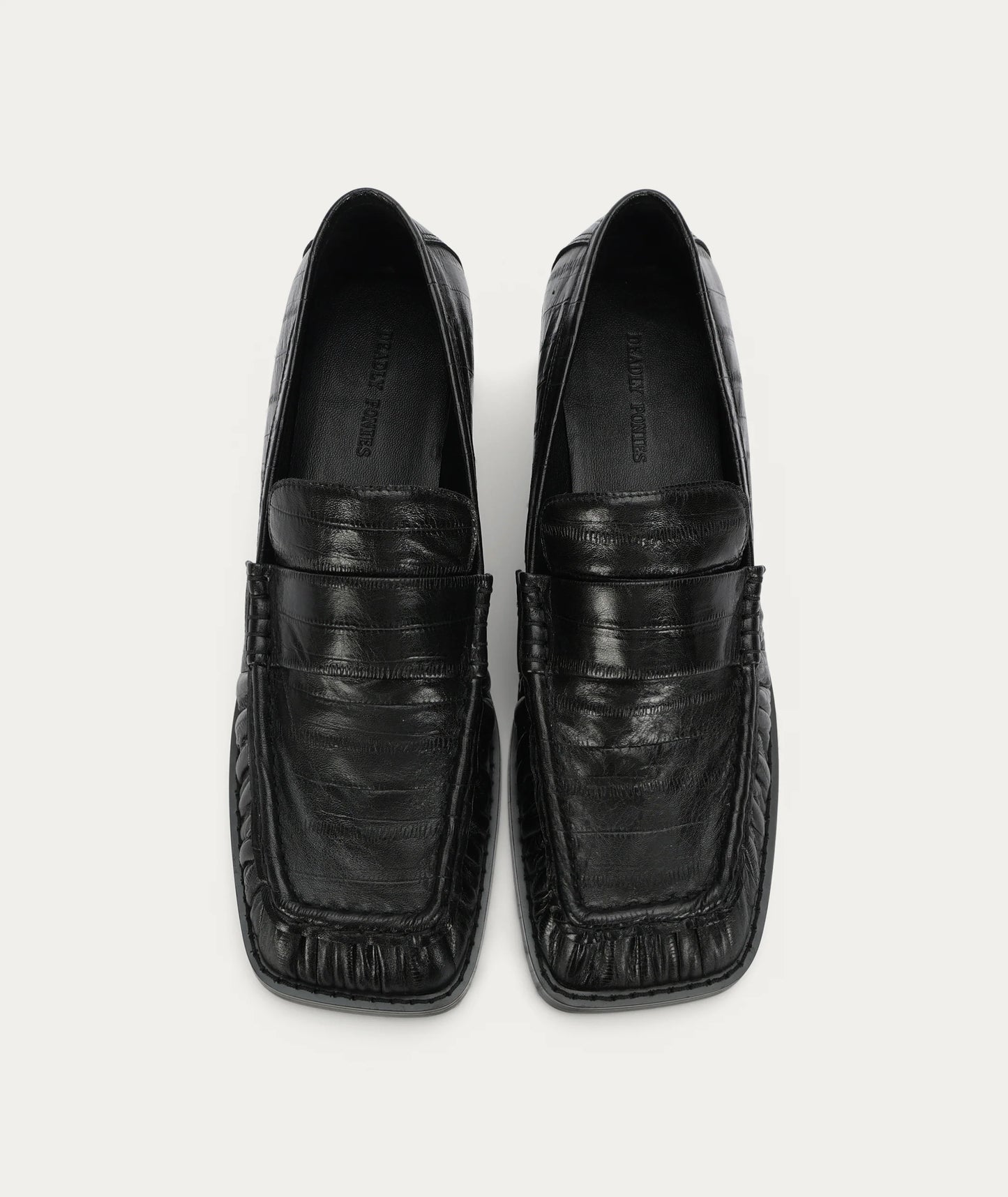 Butterfield Loafer - Black Croc