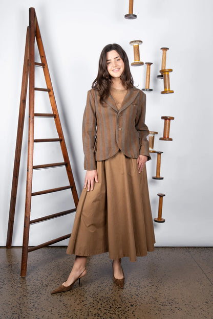 Bumper Skirt - Tan Washed
