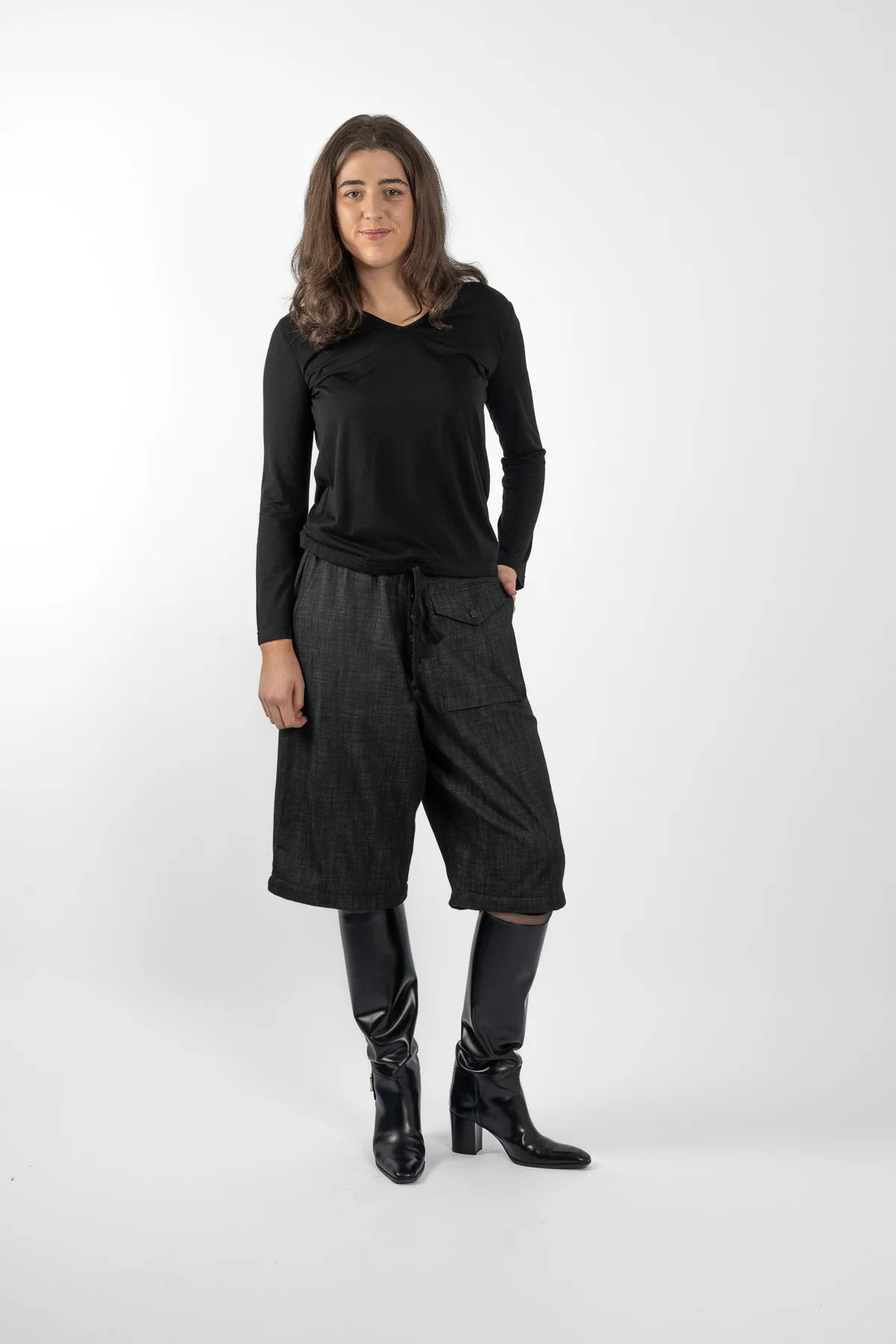 Blank LS Hood Top - Black