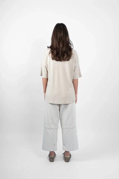 Peony Tshirt - Hessian