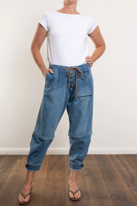 Trucker - Vintage Wash - Light Denim Cotton