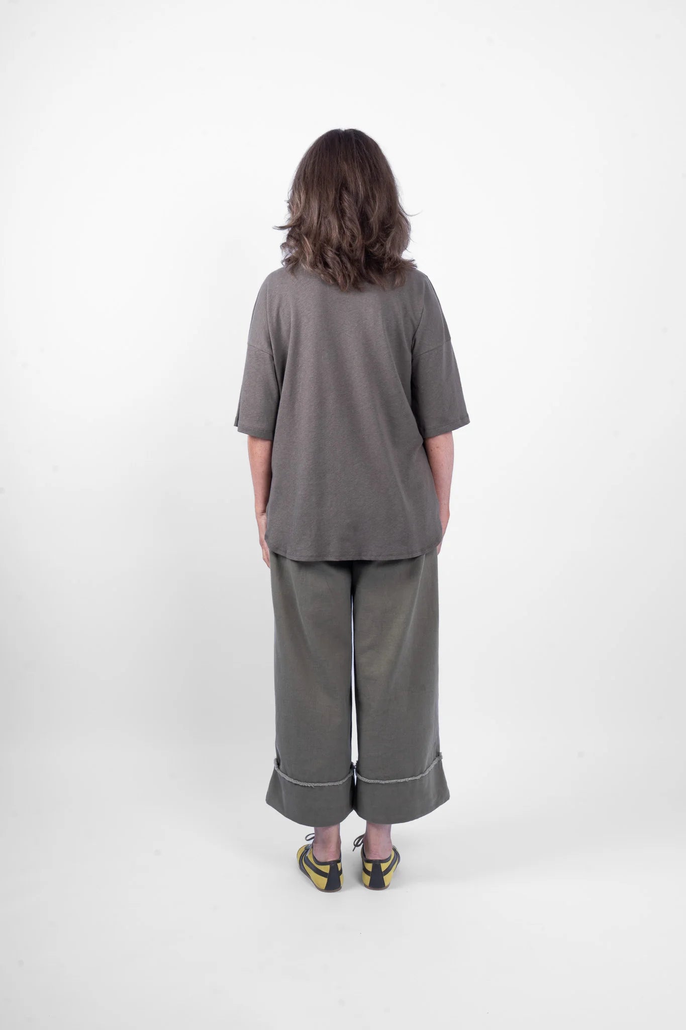 Peony Tshirt - Kelp