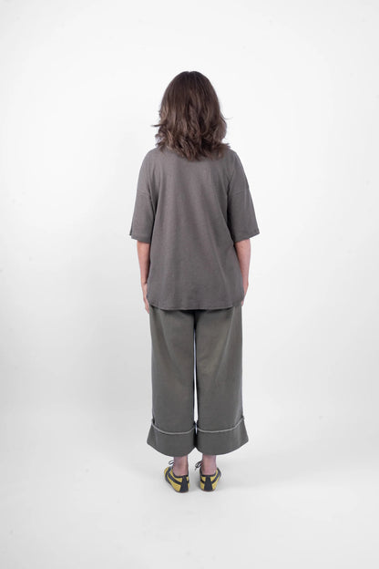 Peony Tshirt - Kelp