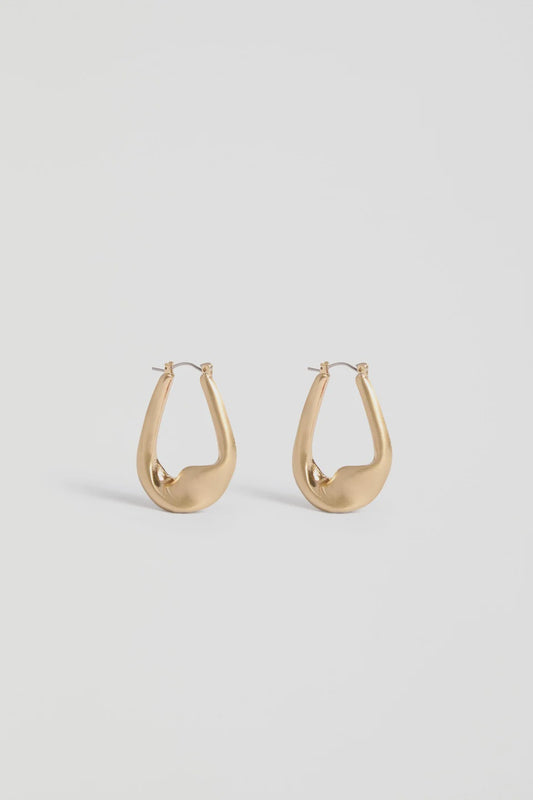 Rekke Hoop Earring - Gold