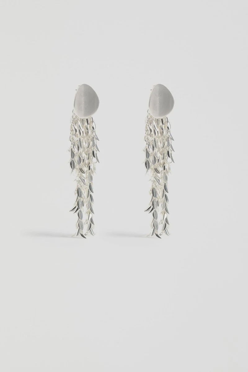 Taalmo Drop Earring - Silver