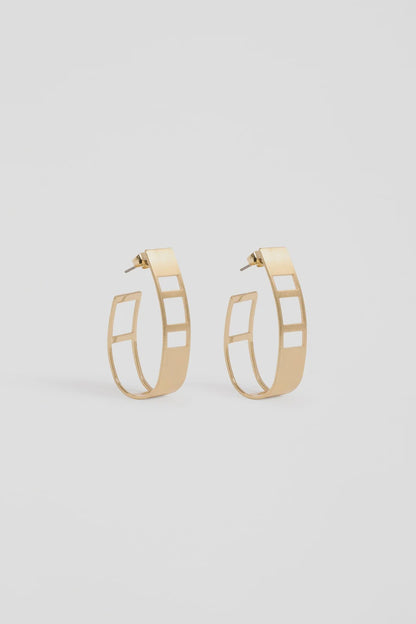 Skeni Earring - Gold