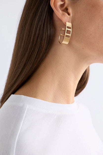 Skeni Earring - Gold