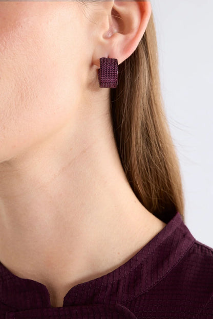 Glynn Small Hoop Earring - Shiraz