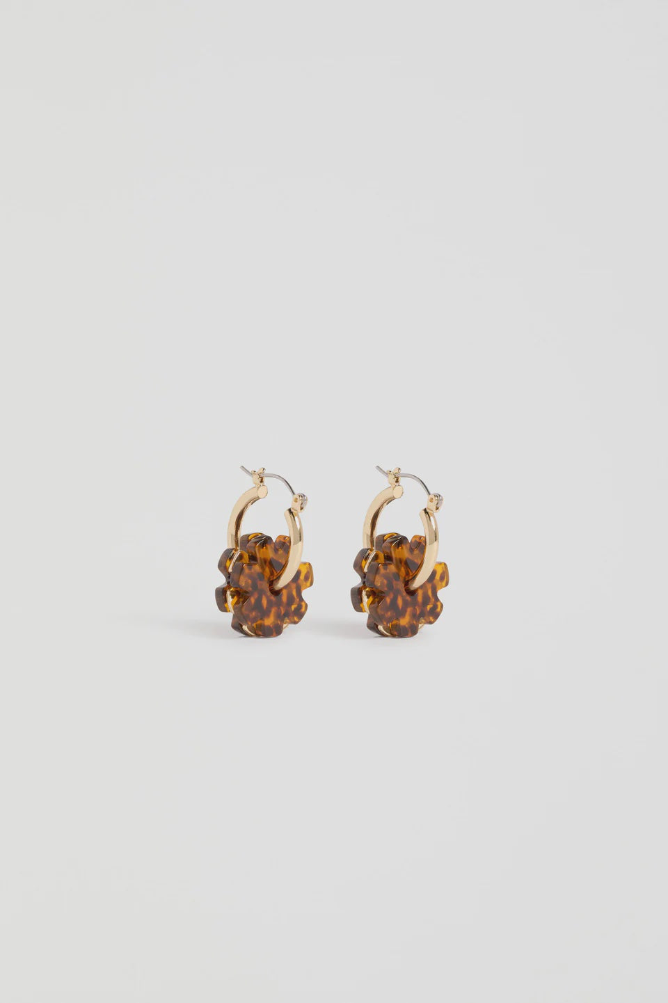 Flakrin Hoop Earring - Tortoiseshell