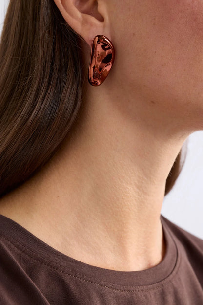 Atur Stud Earring - Espresso