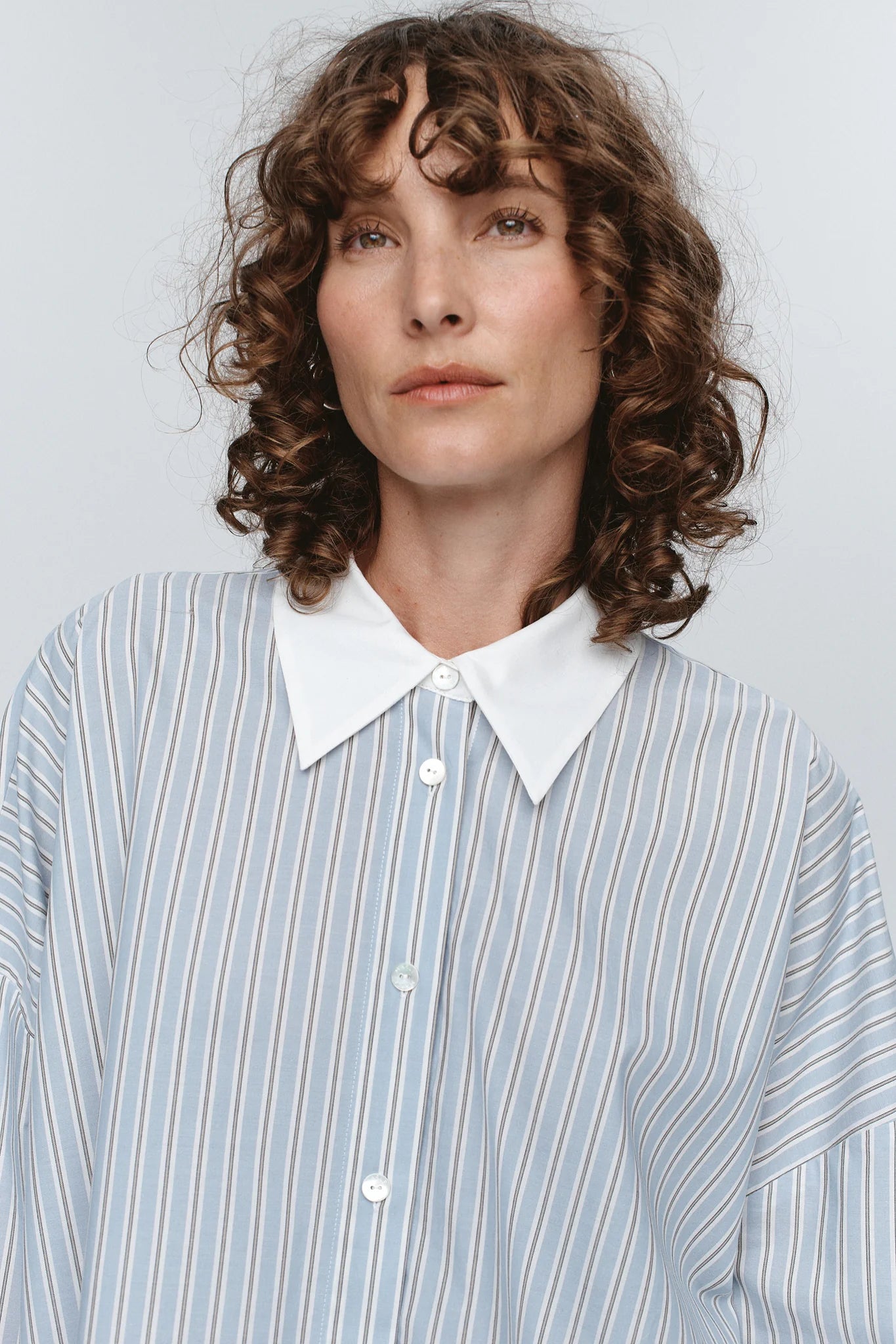 Edie Shirt - Bleu Stripe