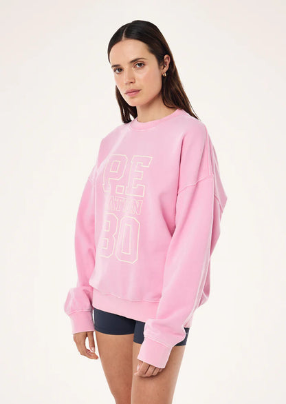 Elysian Sweat - Washed Prism Pink
