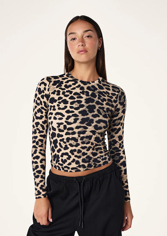 Foundation LS Top - Lepoard Print