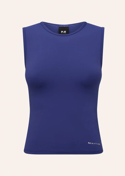 Foundation Muscle Tank - Bright Navy