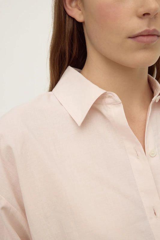 Frankie Cotton LS Shirt - Soft Rose