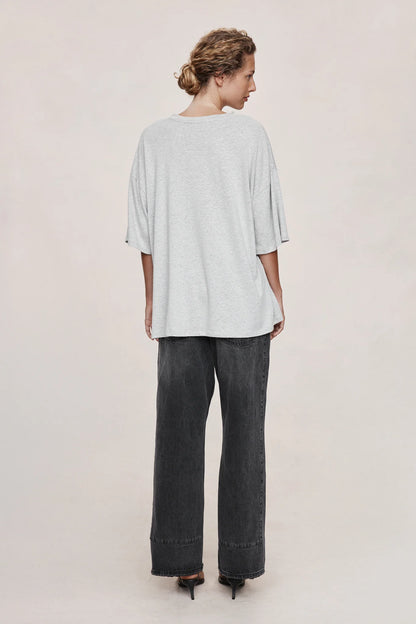 Hele Tee - Grey Marle
