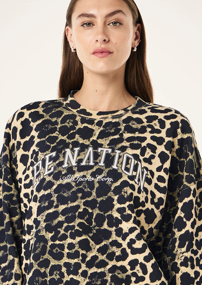 Heritage Sweat - Leopard Print Multi