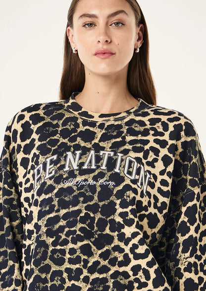 Heritage Sweat - Leopard Print Multi