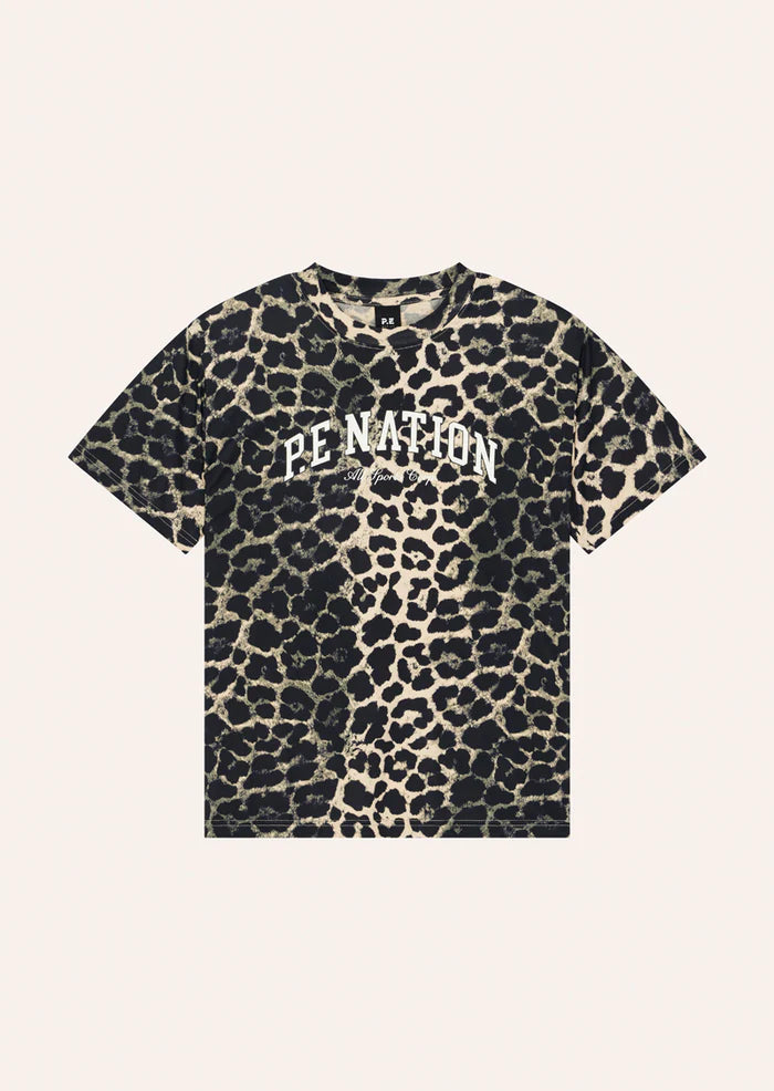 Heritage Tee - Leopard Print Multi