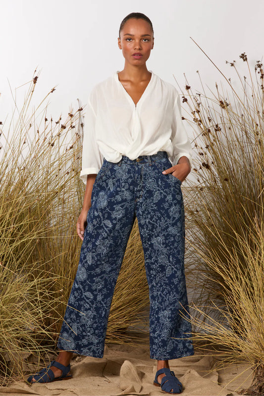 Disconnected Pant - Floral - Cotton