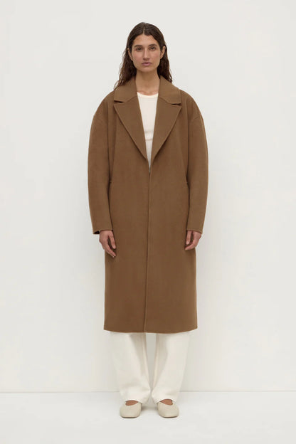 Ivy Wool Coat - Oak