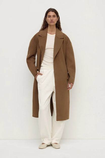 Ivy Wool Coat - Oak