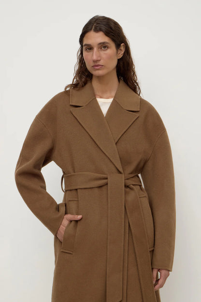 Ivy Wool Coat - Oak