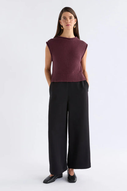 Lunel Knit Vest - Shiraz