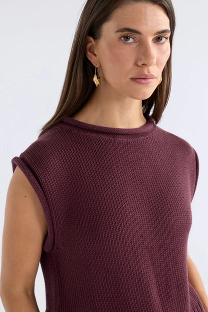 Lunel Knit Vest - Shiraz