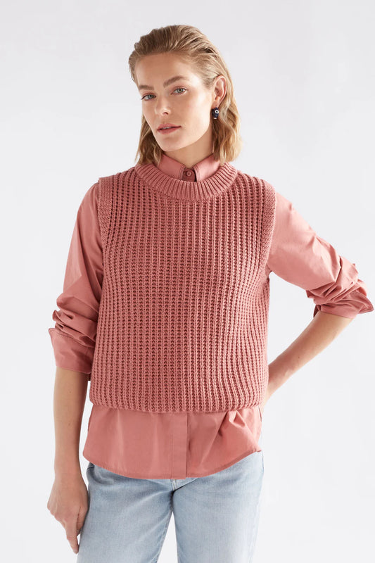 Arp Vest - Pink Clay