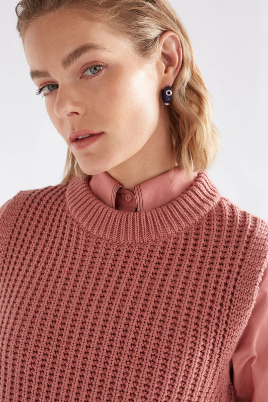Arp Vest - Pink Clay