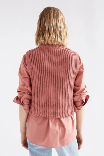 Arp Vest - Pink Clay