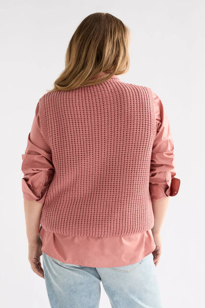 Arp Vest - Pink Clay