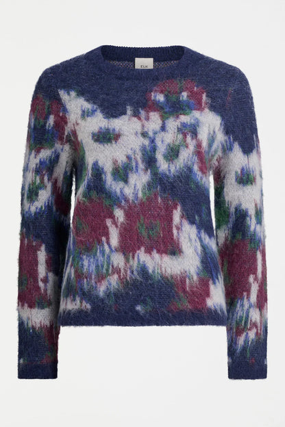 Rhoda Sweater - Black/Creme Multi