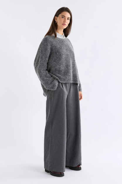Agna Luna Sweater - Mid Grey Marle