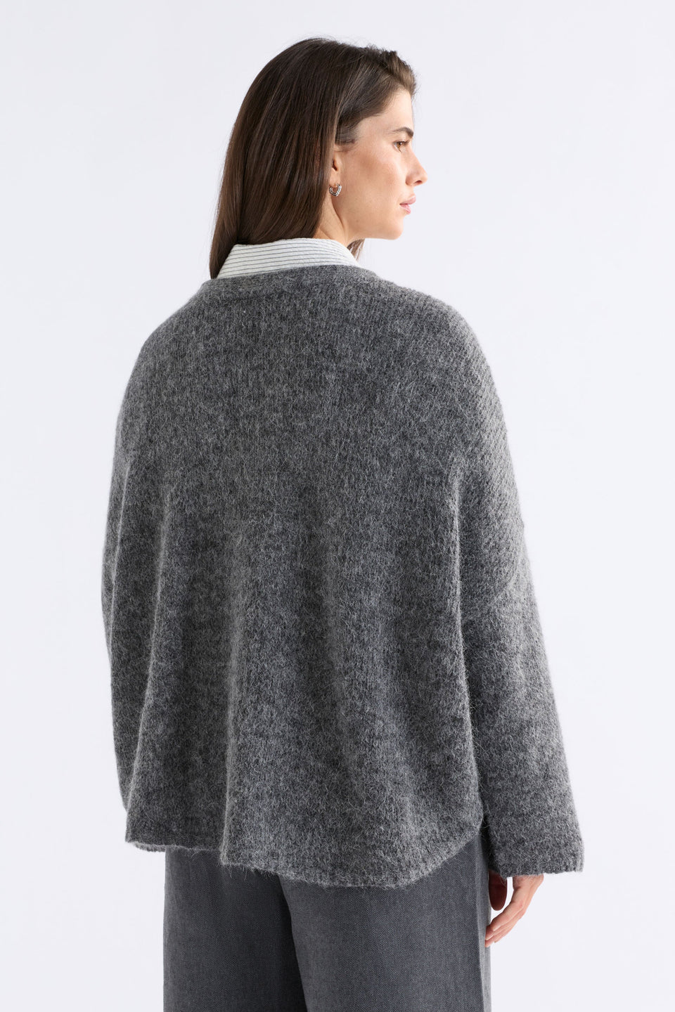 Agna Luna Sweater - Mid Grey Marle
