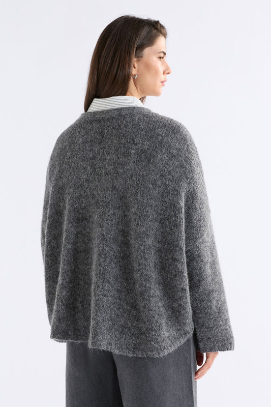 Agna Luna Sweater - Mid Grey Marle