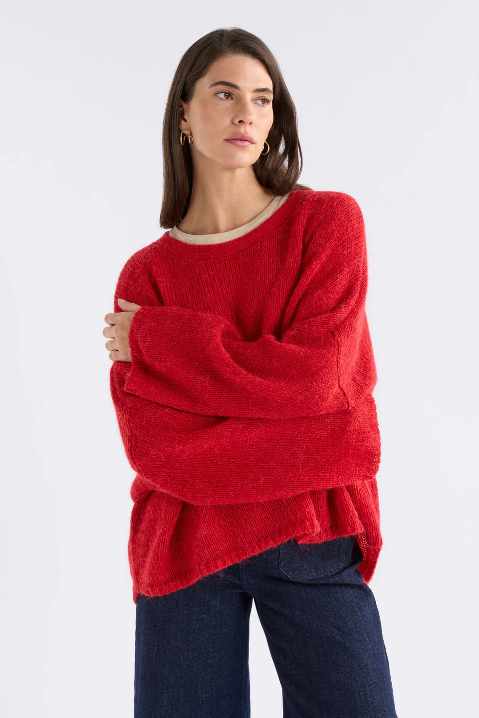 Agna Sweater - Flame Red