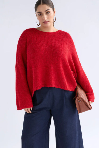 Agna Sweater - Flame Red