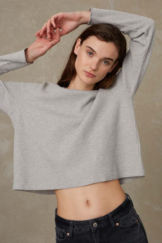 Jessamine LS T-Shirt - Grey Melee