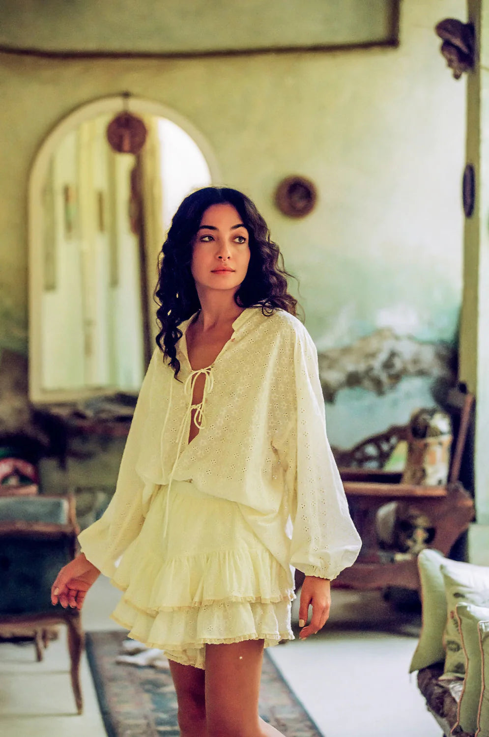 Kaya Anglaise Fae Frill Skort