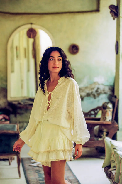 Kaya Anglaise Fae Frill Skort