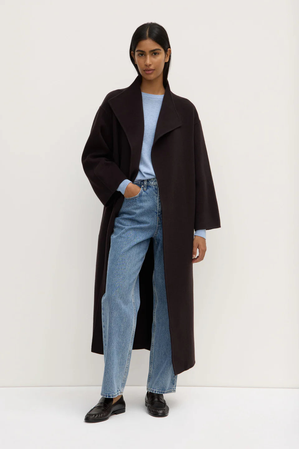 Kinsley Wool Coat - Ganache