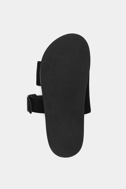 Kyah Suede Slide - Black