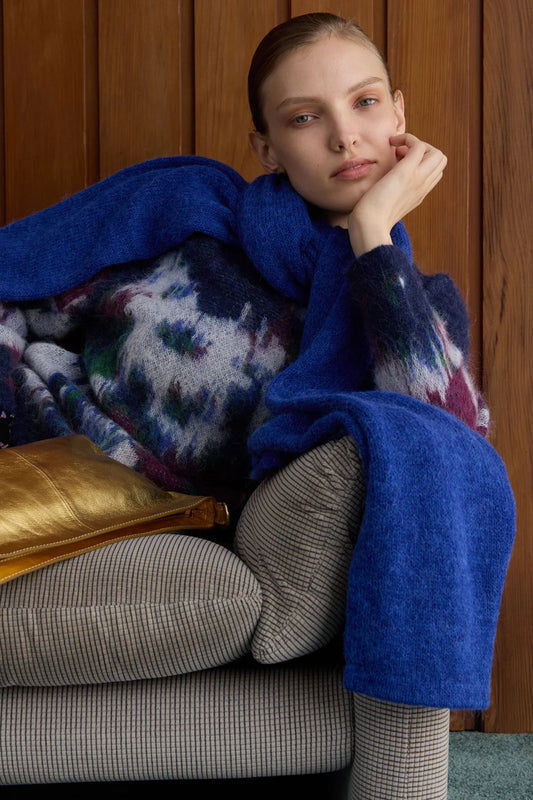 Rhoda Sweater - Black/Creme Multi