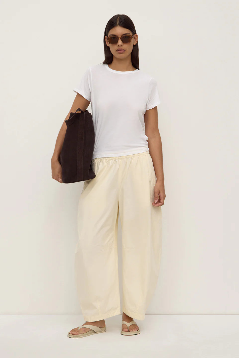 Lola Barrel Pant - Butter