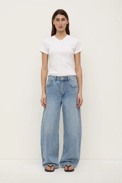 Low Curve Mid Rise Jean - Indigo Fade