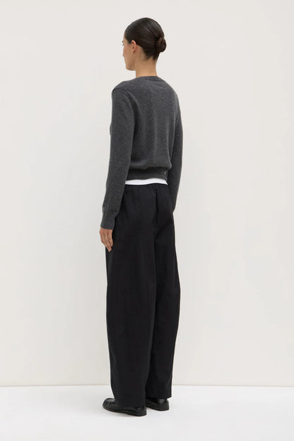 Loxley Cotton Blend Pant - Black