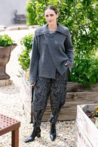 Shetland Cardi - Grey